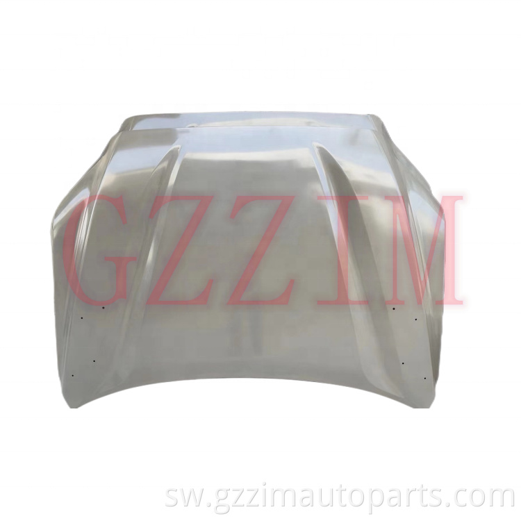 Modified Black Aluminum Alloy Hood Used For 2022 Tundra